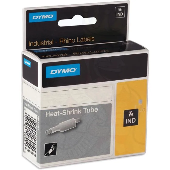Dymo Tape Rhinopro Krympslang 6mm Svart/gul