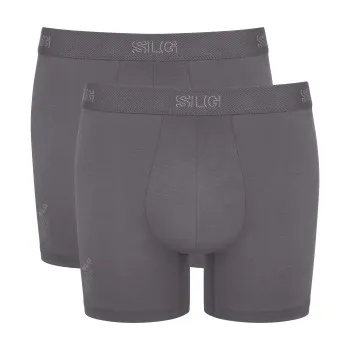 Sloggi Kalsonger 2P SLG Base Short Grå bomull Small Herr