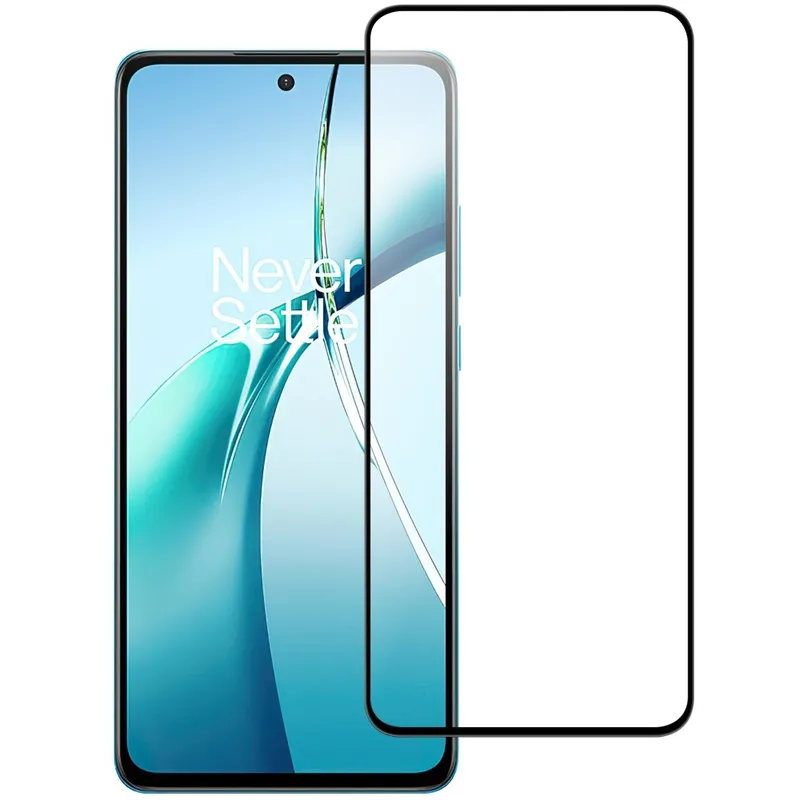 SKALO OnePlus Nord CE4 Lite 5G Heltäckande Skärmskydd Härdat Glas – Svart