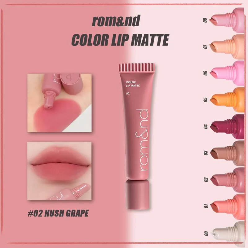Rom&nd Romand COLOR LIP MATTE 8g/0.28oz (8 Färgalternativ) 8g/0.28oz
