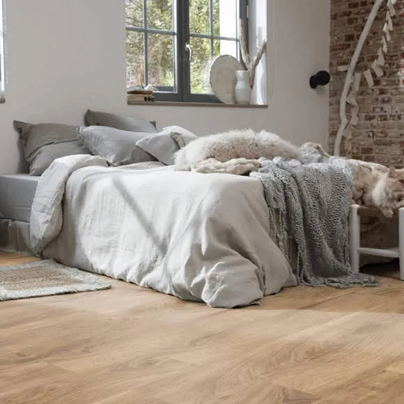 Tarkett iD Inspiration Click Solid 55 Vinylgolv Scandinavian Oak Medium Grey, 1,61 m² per paket