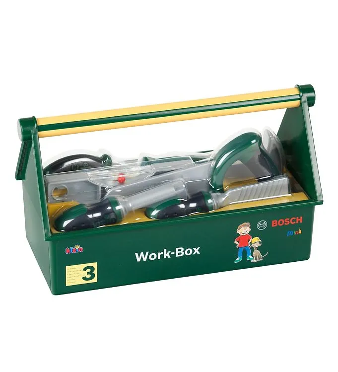Bosch Mini Verktygslåda -Leksaker - 7 Delar - 30 cm