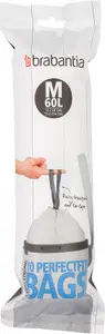Brabantia PerfectFit avfallspåsar M 60 liter, 10-pack