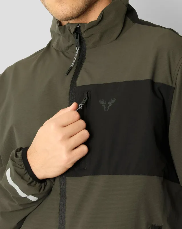 Fat Moose Jayson Shell Jacket Oliv (#6566)