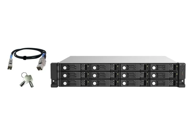 QNAP TL-R1220SEP-RP 12-Bay Enterprise-grade SAS 12Gb/s storage expansion