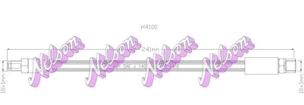 Bromsslang KAWE H4100