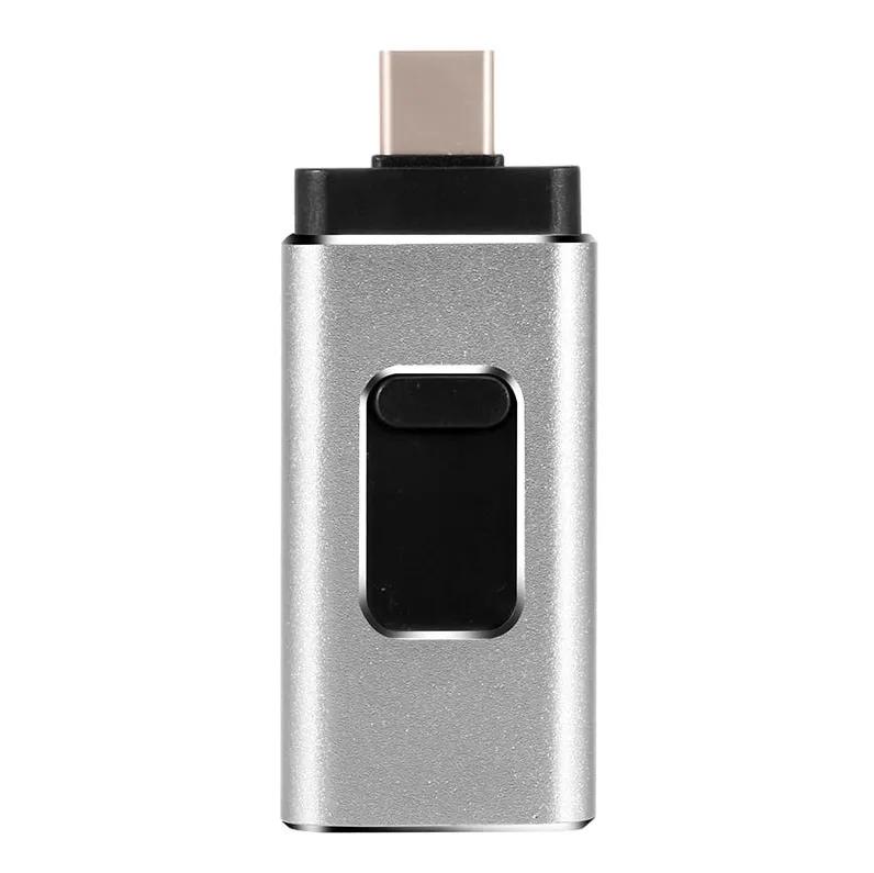 Flerfunktionellt 64GB USB-minne med anslutning för iPhone, Samsung, Android och USB-enheter - Kryptering & OTG-stöd