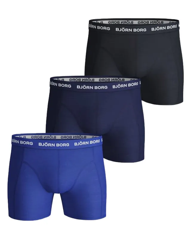 Björn Borg Cotton Stretch Boxer 3-pack, L, Multipack 7