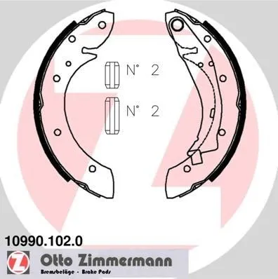 Bromsbacksats ZIMMERMANN 10990.102.0