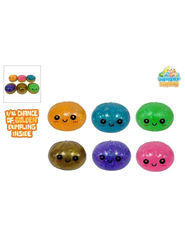 Trend Toys Kawaii Glitter Slime Dumplings 1st. 8.5cm. I Ångkorg