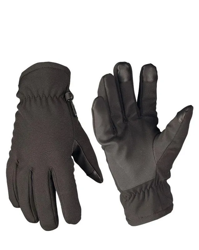 Mil-Tec Softshell-handskar med Thinsulate Svart (#0372)