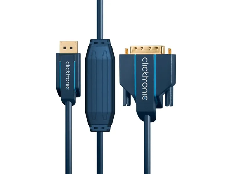 ClickTronic DisplayPort/DVI Adapter Cable 2m