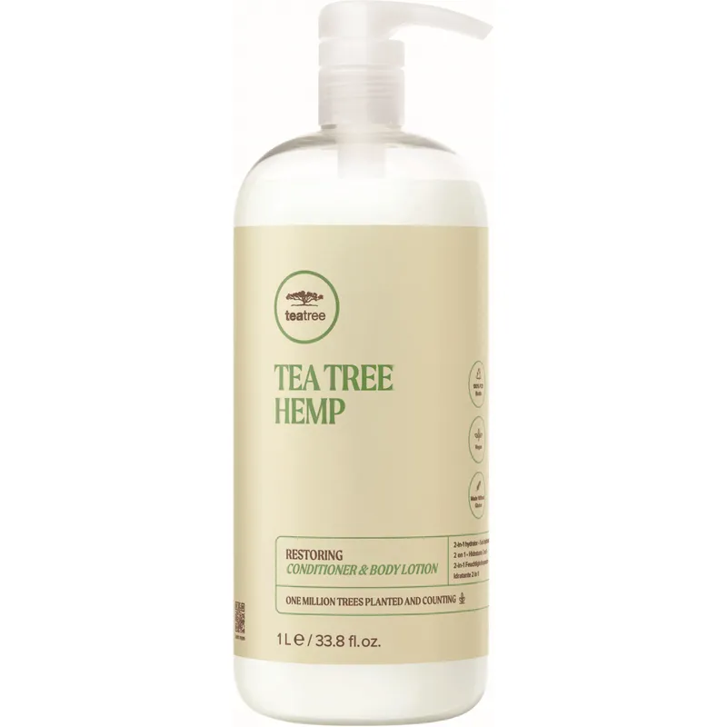 Paul Mitchell Tea Tree Hemp Restoring Conditioner & Body Lotion 1000 ml