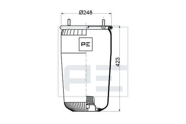 Luftbälg Peters Ennepetal 084.082-71a
