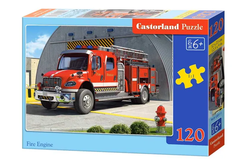 Castorland Pussel – Brandbil 120 Bitar