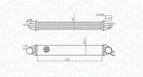 Intercooler MAGNETI MARELLI 351319204290