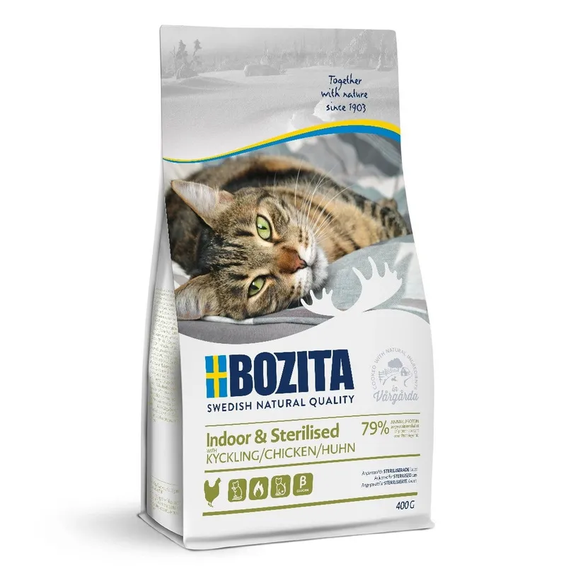 Bozita Indoor & Sterilised Chicken Torrfoder till Katt (#7116)