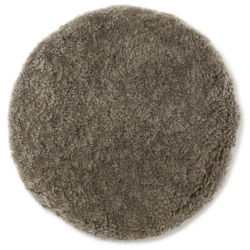 Skinnwille, PAD rund sittdyna Ø34 cm Light Brown