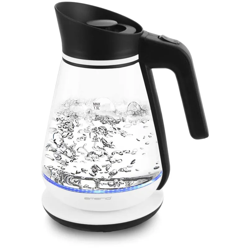 Emerio WK-111898 - Vattenkokare - 1.5 liter - 2.2 kW - vit