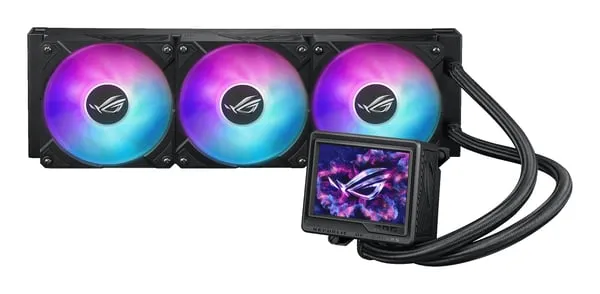 ASUS ROG Ryujin III 360 ARGB Extreme Datorväska Allt-i-ett vätskekylare 12 cm Svart