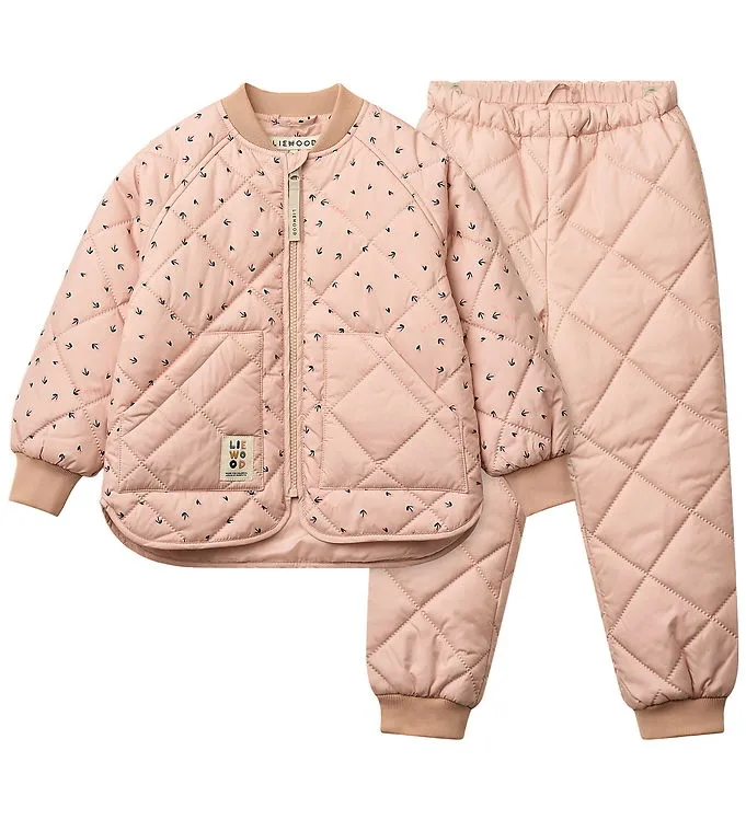 Liewood Termoset – Quiltad – Zella – Mini Cherry Heart/Rosey (#6020)