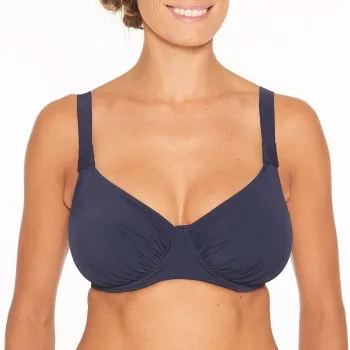 Wiki Basic Full Cup Bikini Top Mörkblå H 70 Dam