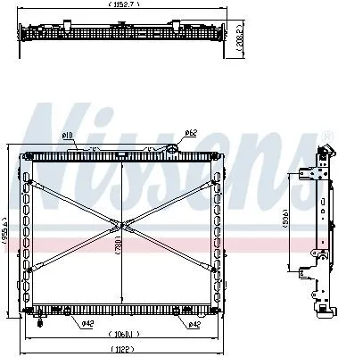 Kylare NISSENS 606771