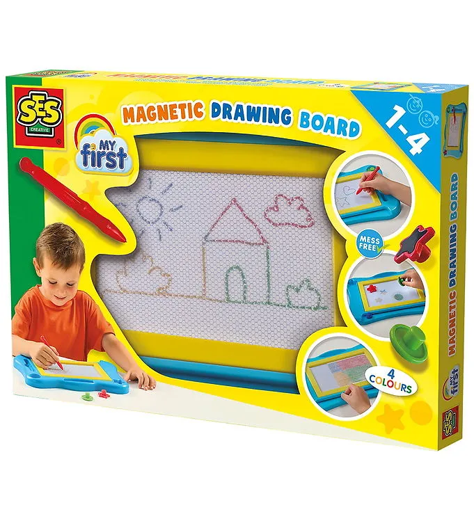 SES Creative Min Första Magnetiska Rittavla med Färger