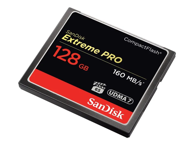 SanDisk Extreme Pro - Flash-minneskort - 128 GB - CompactFlash