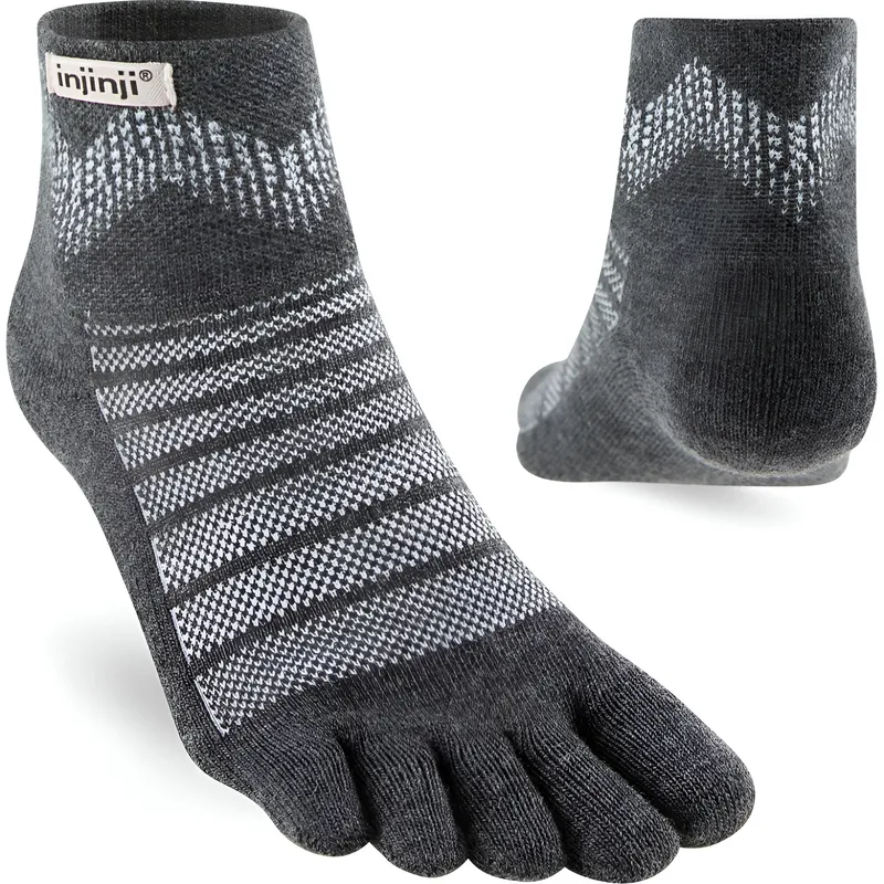 Injinji Outdoor Midweight Mini-Crew Wool Slate