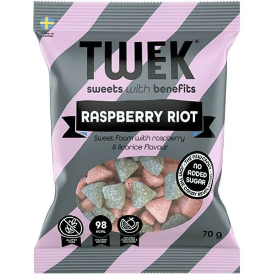 Köp 2 få 25% | Tweek Raspberry Riot 70 g