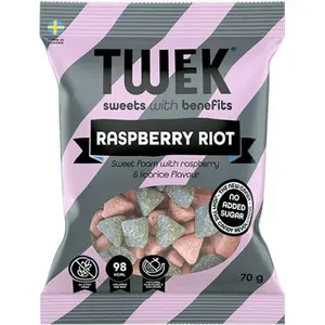 Köp 2 få 25% | Tweek Raspberry Riot 70 g