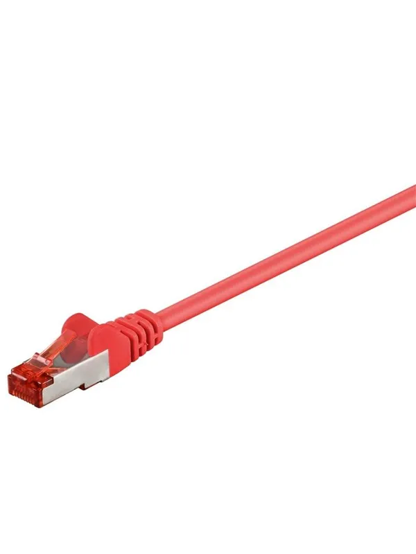 Pro CAT 6 patch cable S/FTP (PiMF) red - Röd - 1 meter