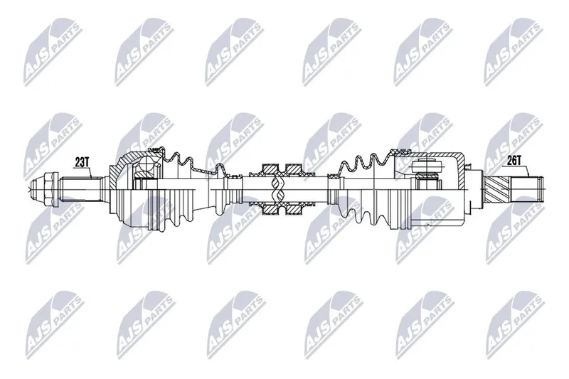 Drivaxel NTY NPW-NS-201