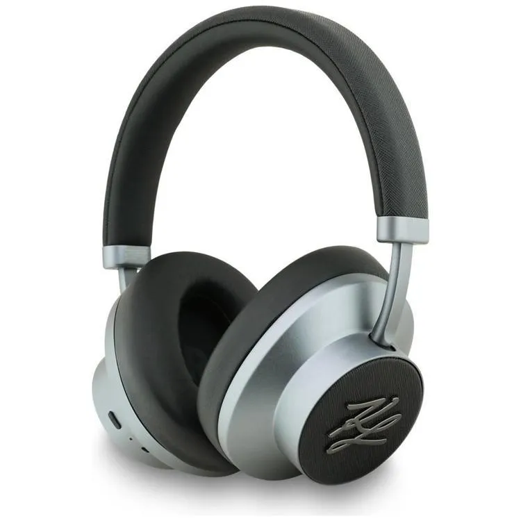 Karl Lagerfeld Over-Ear Hörlurar Bluetooth ANC Grained Initials - Svart