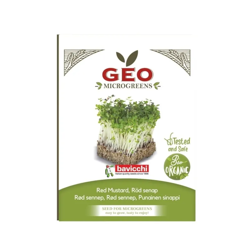 GEO Senap Röd Microgreens EKO 200 g
