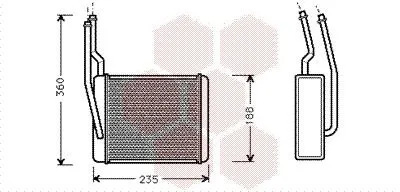 Värmepaket VAN WEZEL 18006272