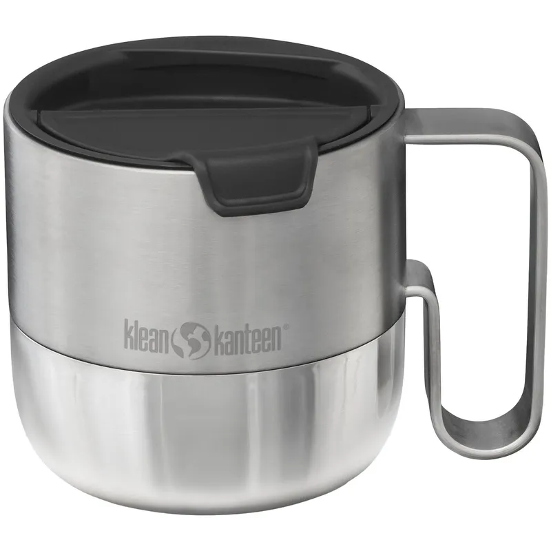 Klean kanteen Rise Mug termosmugg 414 ml, borstat stål