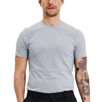 Bread and Boxers Crew Neck Grå ekologisk bomull X-Large Herr