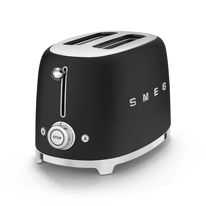 Smeg Smeg 50’s Style brödrost 2 skivor Mattsvart