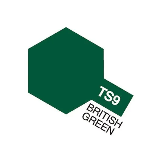 TAMIYA TS-9 British Green 85009 färg, farve, väri