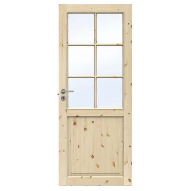 INNERDÖRR TRADITION 07X21 OBEH FURU SP6 KLARGLAS | Beijerbygg Byggmaterial