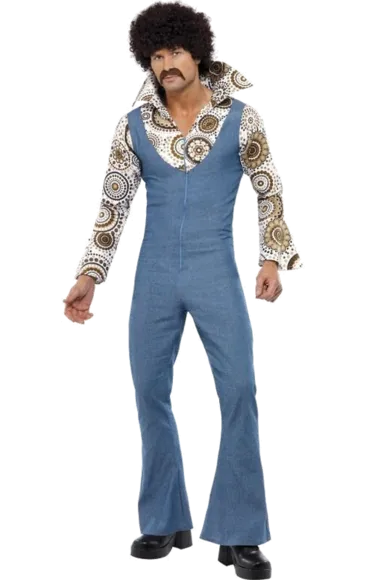 70-tals Groovy Dancer Maskeraddräkt – Large