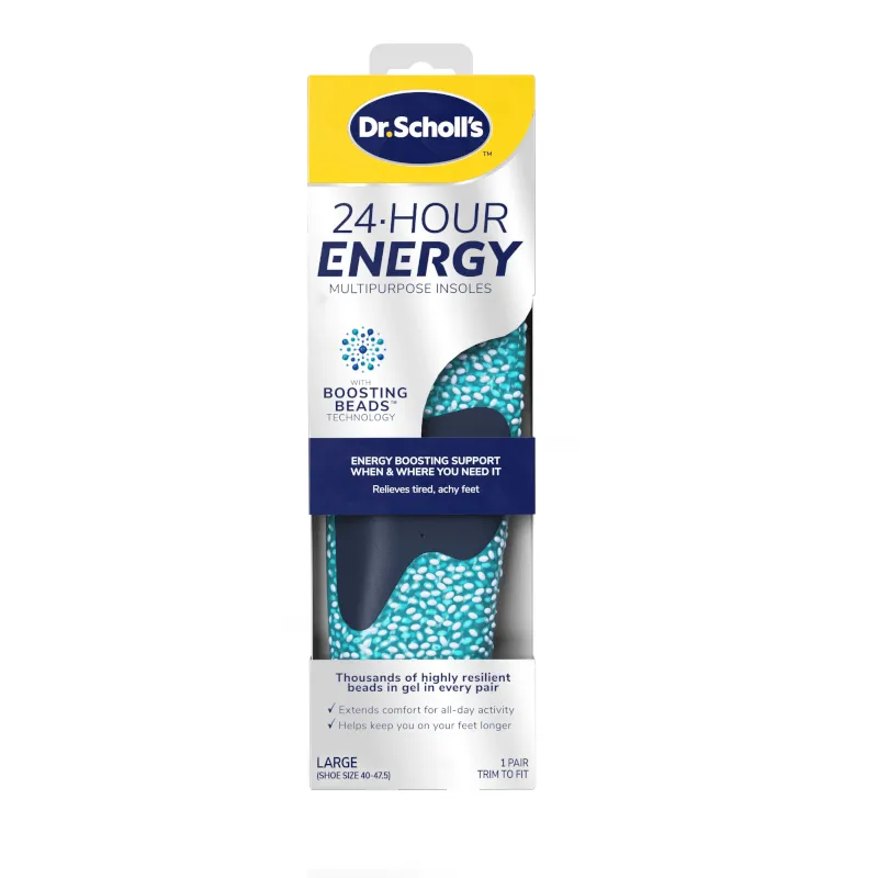 Scholl 24hr Energy Insoles (L) 2 st