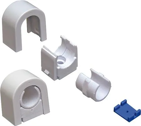 Uponor pipe clamp single 25-32 (white)