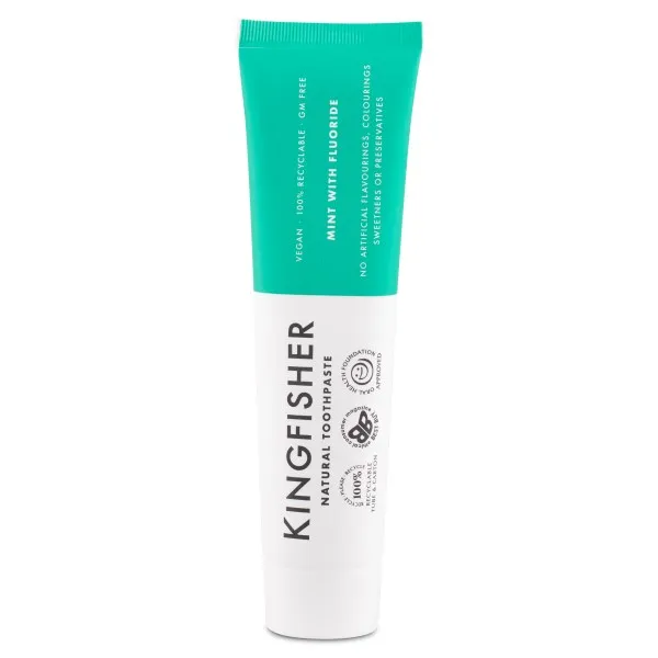 Kingfisher Tandkräm Mint Fluor, 100 ml