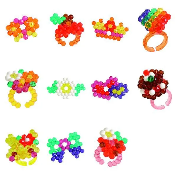 Dazzling Ring Set – Pysselset med pärlor