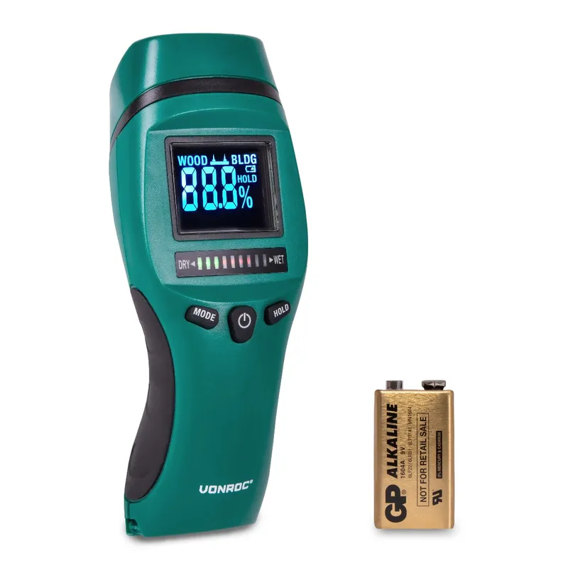 PRO Fuktmätare - Professionell | LCD med hög kontrast