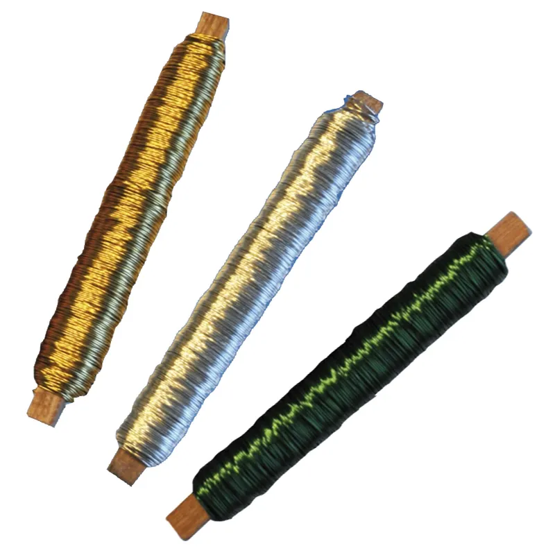 DIY SILVER metalltrådsdekoration 50m Ø 0,5mm