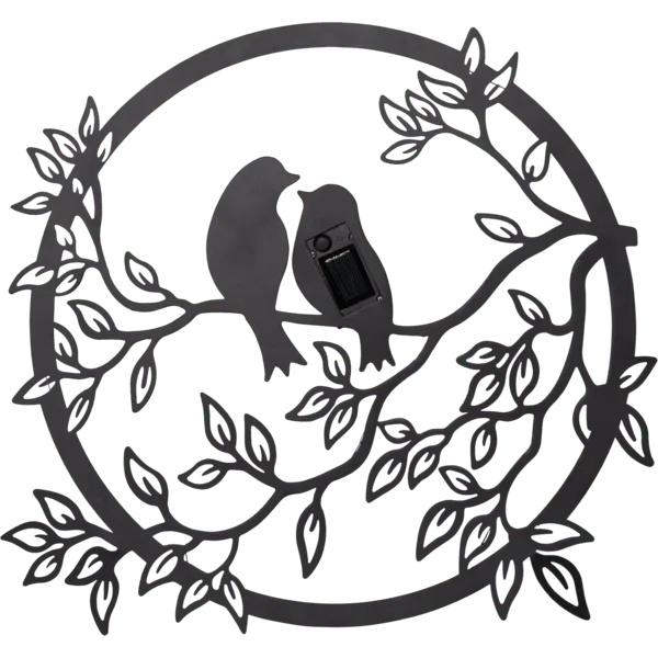 Star Trading – Love Birds – Solcellslampa – Svart